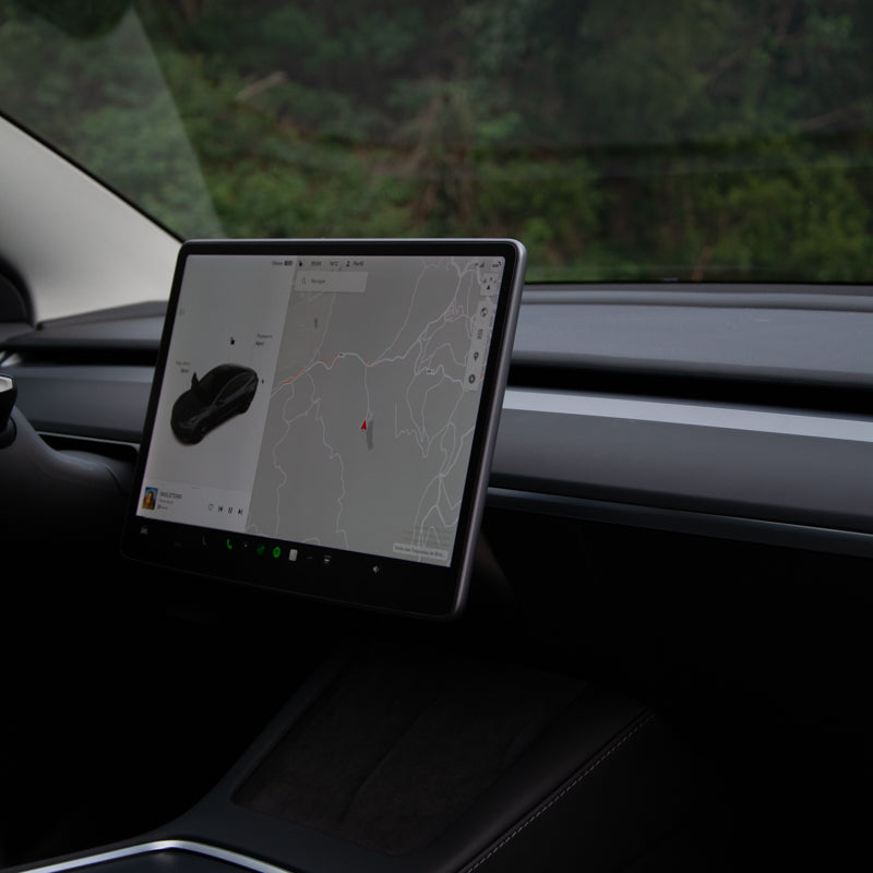 PAIMOHO Housse de tableau de bord pour Tesla Model 3/Y - Tapis de tableau  de bord de qualité supérieure pour modèle Y Model 3 2017-2023 - Protection