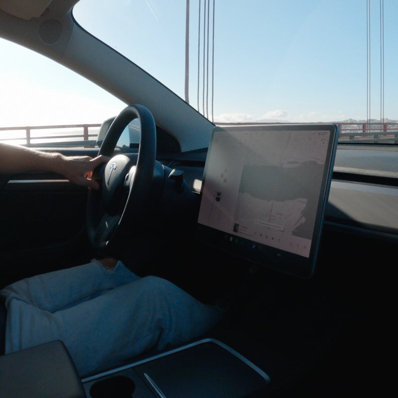 Schutzglas Mittelbildschirm mit Installationsanleitung für Tesla Model 3  und Y
